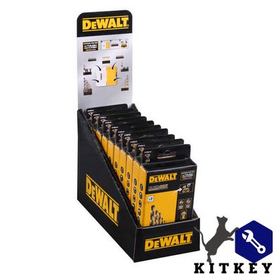 Кассета со сверлами по металлу, Black&Gold DeWALT DT70829