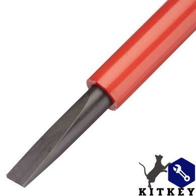 Отвертка электрика FatMax VDE 1000V изолированная с жалом под шлиц SL3.5 длиной 75 мм STANLEY 0-65-411