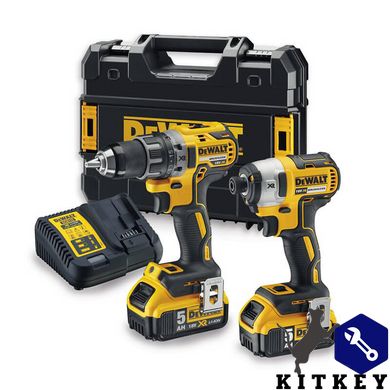 Набір з двох інструментів безщіткових DeWALT DCK268P2T