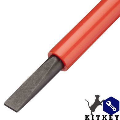 Отвертка электрика FatMax VDE 1000V изолированная с жалом под шлиц SL4 длиной 100 мм STANLEY 0-65-412