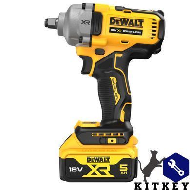 Гайковерт ударний акумуляторний безщітковий DeWALT DCF891P2T