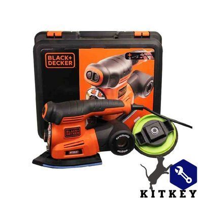 Шліфмашина ексцентрикова мережева BLACK+DECKER KA280K