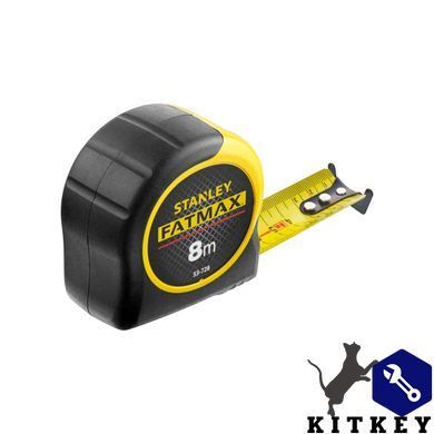 Рулетка измерительная FatMax Blade Armor длина 8 м, ширина 32 мм в корпусе из АВС-пластика STANLEY 0-33-728