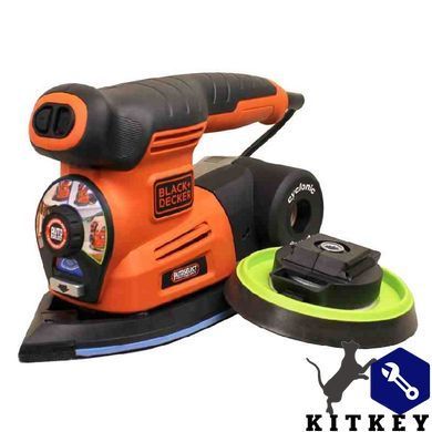 Шліфмашина ексцентрикова мережева BLACK+DECKER KA280K