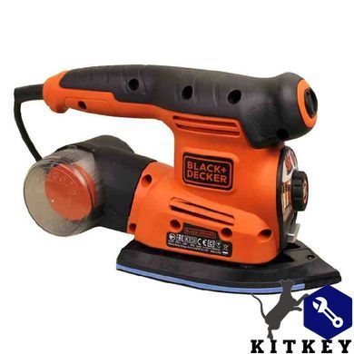 Шліфмашина ексцентрикова мережева BLACK+DECKER KA280K