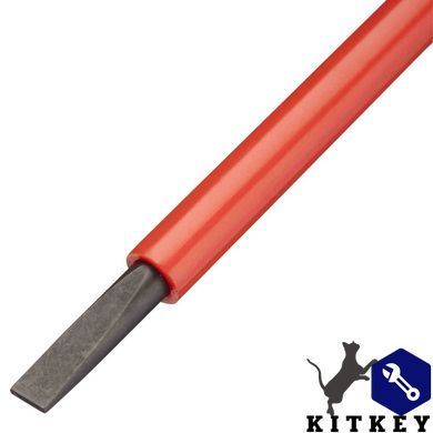 Отвертка электрика FatMax VDE 1000V изолированная с жалом под шлиц SL4 длиной 100 мм STANLEY 0-65-412