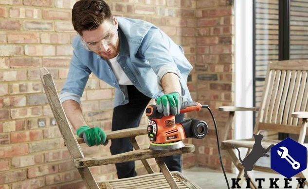 Шліфмашина ексцентрикова мережева BLACK+DECKER KA280K
