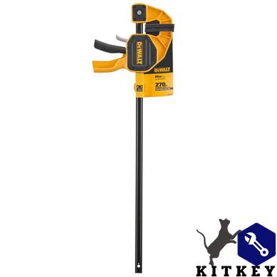 Струбцина XL триггерна з максимальним зусиллям стиснення 270 кг DeWALT DWHT0-83186