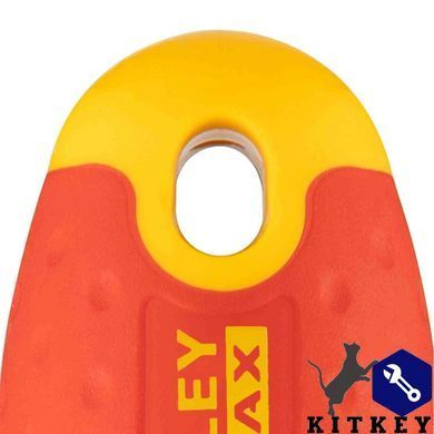 Отвертка электрика FatMax VDE 1000V изолированная с жалом под шлиц SL5,5 длиной 150 мм STANLEY 0-65-413