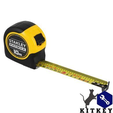 Рулетка измерительная FatMax Blade Armor длина 10 м, ширина 32 мм в корпусе из АВС-пластика STANLEY 0-33-811
