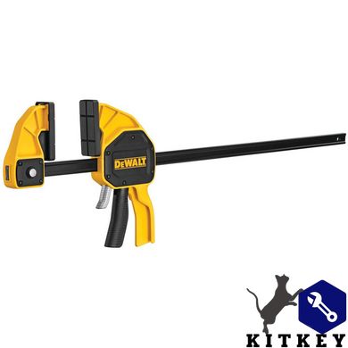 Струбцина XL триггерна з максимальним зусиллям стиснення 270 кг DeWALT DWHT0-83186