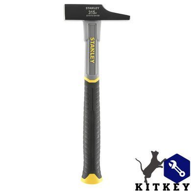 Молоток столярний Fiberglass з вагою головки 315 г STANLEY STHT0-54159