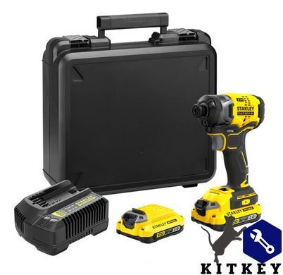 Гайковерт ударный аккумуляторный STANLEY FATMAX SFMCF820D2K