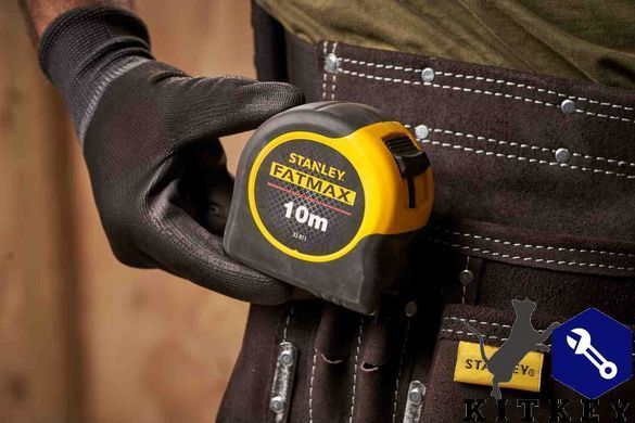 Рулетка измерительная FatMax Blade Armor длина 10 м, ширина 32 мм в корпусе из АВС-пластика STANLEY 0-33-811