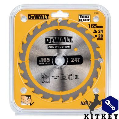Диск пиляльний CONSTRUCTION DeWALT DT1949