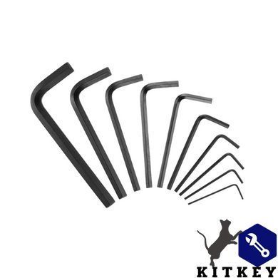 Набор из десяти шестигранных метрических ключей STANLEY 0-69-253