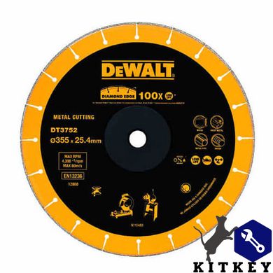 Диск алмазний DeWALT DT3752