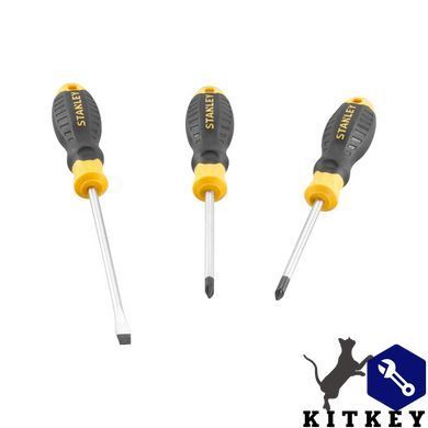 Набір із трьох викруток CushionGrip STANLEY STHT16168-0