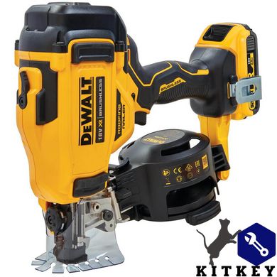 Пистолет гвоздезабивной аккумуляторный бесщёточный DeWALT DCN45RND2