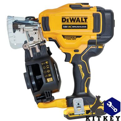 Пистолет гвоздезабивной аккумуляторный бесщёточный DeWALT DCN45RND2