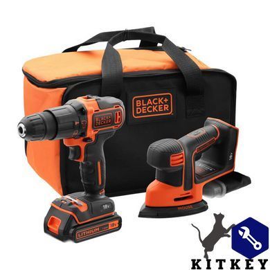 Набір з двох інструментів BLACK+DECKER BCK23S1S
