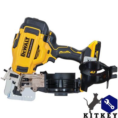 Пистолет гвоздезабивной аккумуляторный бесщёточный DeWALT DCN45RND2