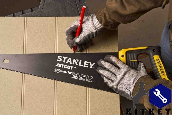 Ножівка Jet-Cut 2 X Laminator завдовжки 450 мм, чистий різ STANLEY 2-20-180