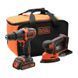 Набір з двох інструментів BLACK+DECKER BCK23S1S
