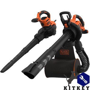 Садовый пылесос электрический BLACK+DECKER BEBLV300