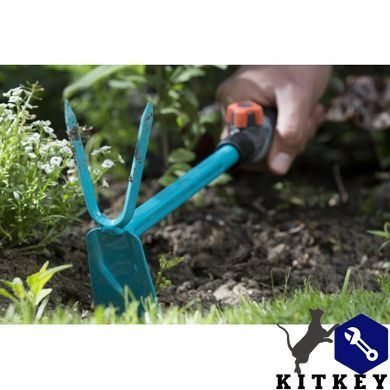 Сапка ручная прямоугольная Gardena Combisystem 2 зубца 5 см