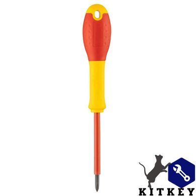 Отвертка электрика FatMax VDE 1000V изолированная с жалом под шлиц Ph0 длиной 75 мм STANLEY 0-65-414