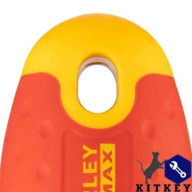 Отвертка электрика FatMax VDE 1000V изолированная с жалом под шлиц Ph0 длиной 75 мм STANLEY 0-65-414