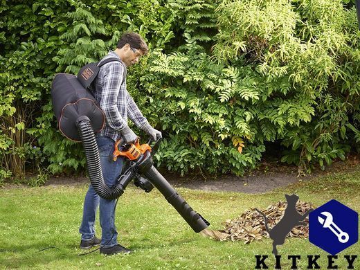 Садовый пылесос электрический BLACK+DECKER BEBLV300