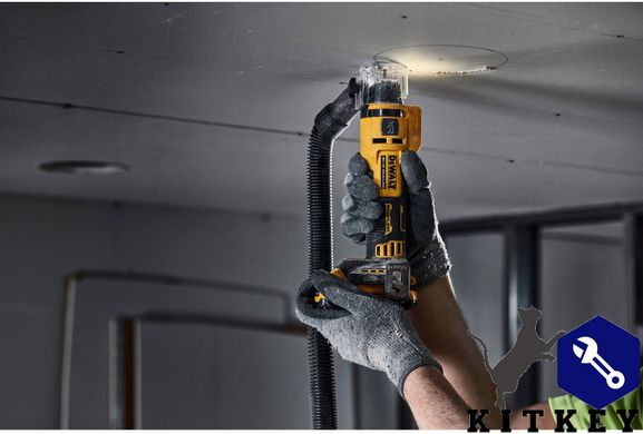 Фрезер аккумуляторный для вырезания гипсокартона DeWALT DCE555N