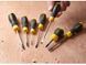 Отвертка Cushion Grip длиной 100 мм с расширяющимся жалом под шлиц SL 5.5 STANLEY STHT16146-0