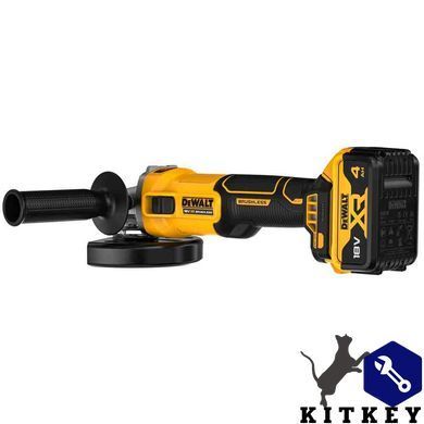 Шліфмашина кутова - болгарка акумуляторна безщіткова DeWALT DCG407M2T