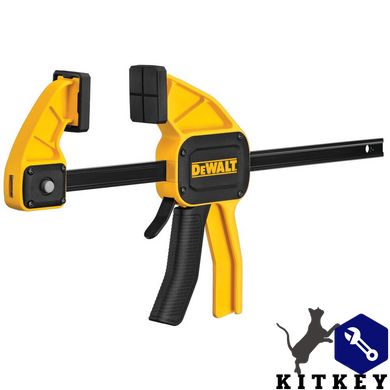 Струбцина L триггерная с максимальным усилием сжатия 135 кг DeWALT DWHT0-83192