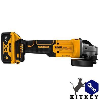 Шліфмашина кутова - болгарка акумуляторна безщіткова DeWALT DCG407M2T