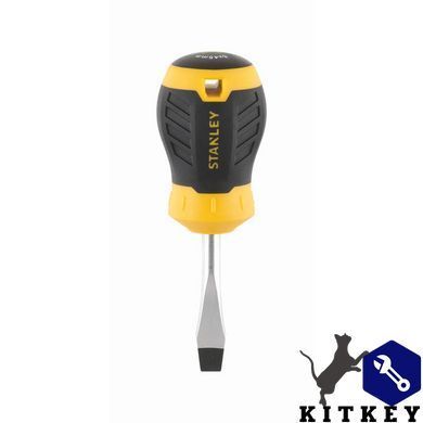 Отвертка Cushion Grip длиной 45 мм с расширяющимся жалом под шлиц SL 6.5 STANLEY STHT16147-0