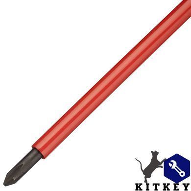 Отвертка электрика FatMax VDE 1000V изолированная с жалом под шлиц Ph1 длиной 100 мм STANLEY 0-65-415