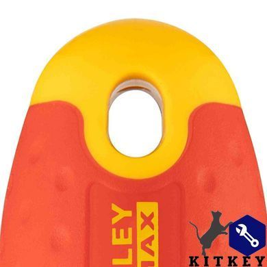 Отвертка электрика FatMax VDE 1000V изолированная с жалом под шлиц Ph1 длиной 100 мм STANLEY 0-65-415