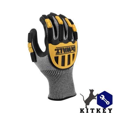 Перчатки универсальные противоразрезные с защитой от удара DeWALT DPG815L