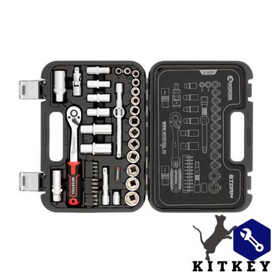 Набор инструментов 3/8", 39 ед., Cr-V STORM INTERTOOL ET-8039