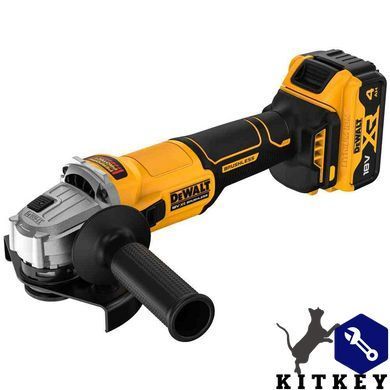 Шліфмашина кутова - болгарка акумуляторна безщіткова DeWALT DCG407M2T
