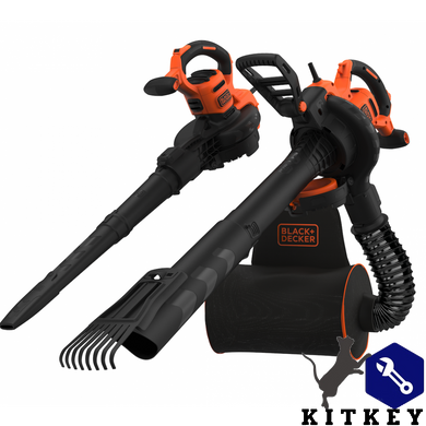 Садовый пылесос электрический BLACK+DECKER BEBLV301