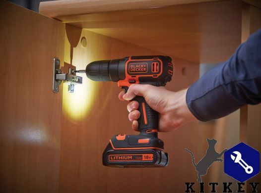 Дриль-шурупокрут акумуляторний BLACK+DECKER BDCD18