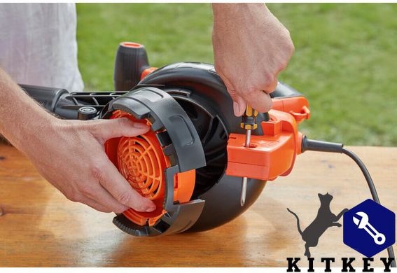 Садовый пылесос электрический BLACK+DECKER BEBLV301