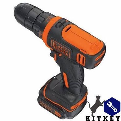 Дрель-шуруповерт аккумуляторная BLACK+DECKER BDCDD12KB