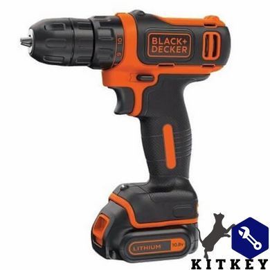 Дрель-шуруповерт аккумуляторная BLACK+DECKER BDCDD12K