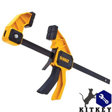 Струбцина L триггерная с максимальным усилием сжатия 135 кг DeWALT DWHT0-83193